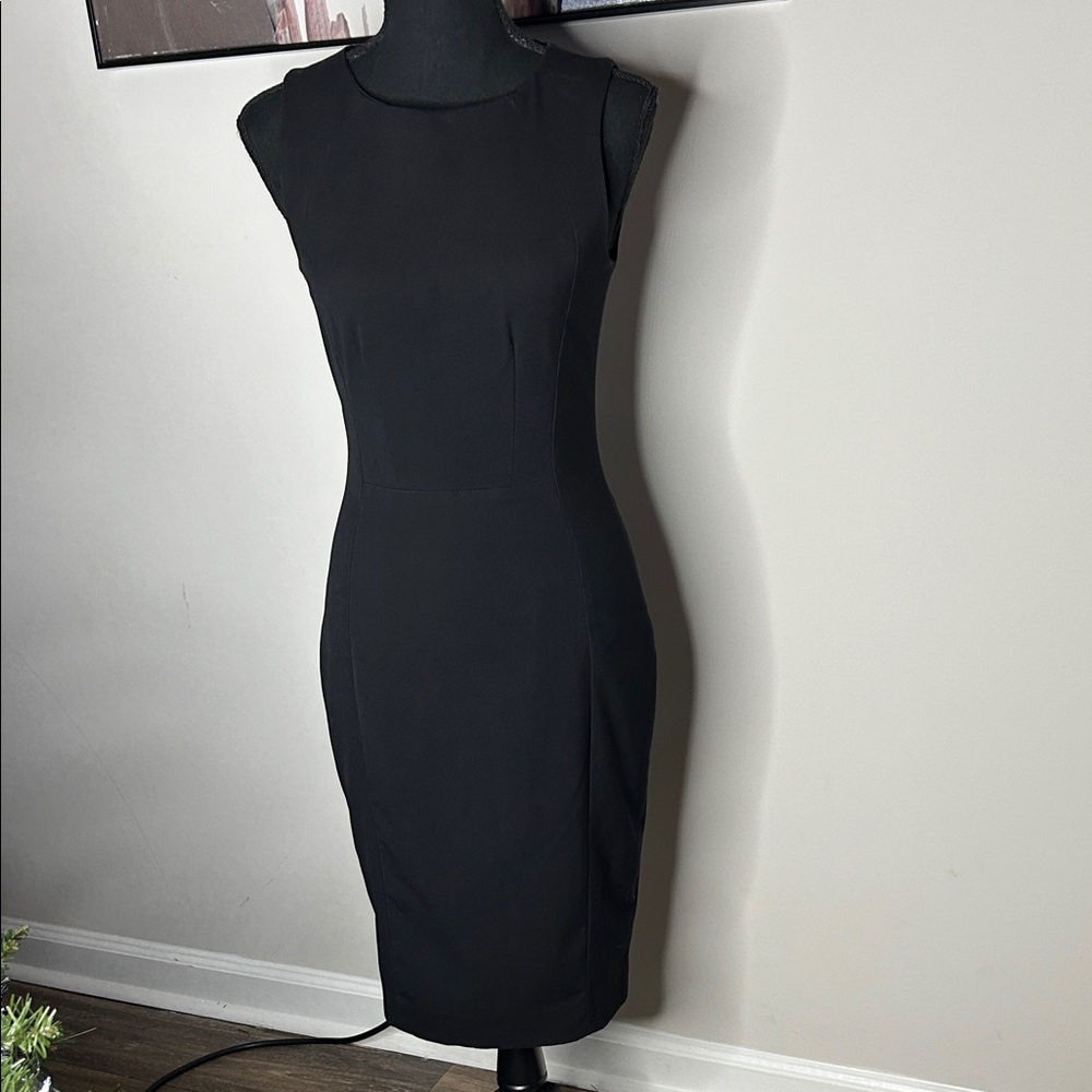 H&M Classic Black Midi Dress